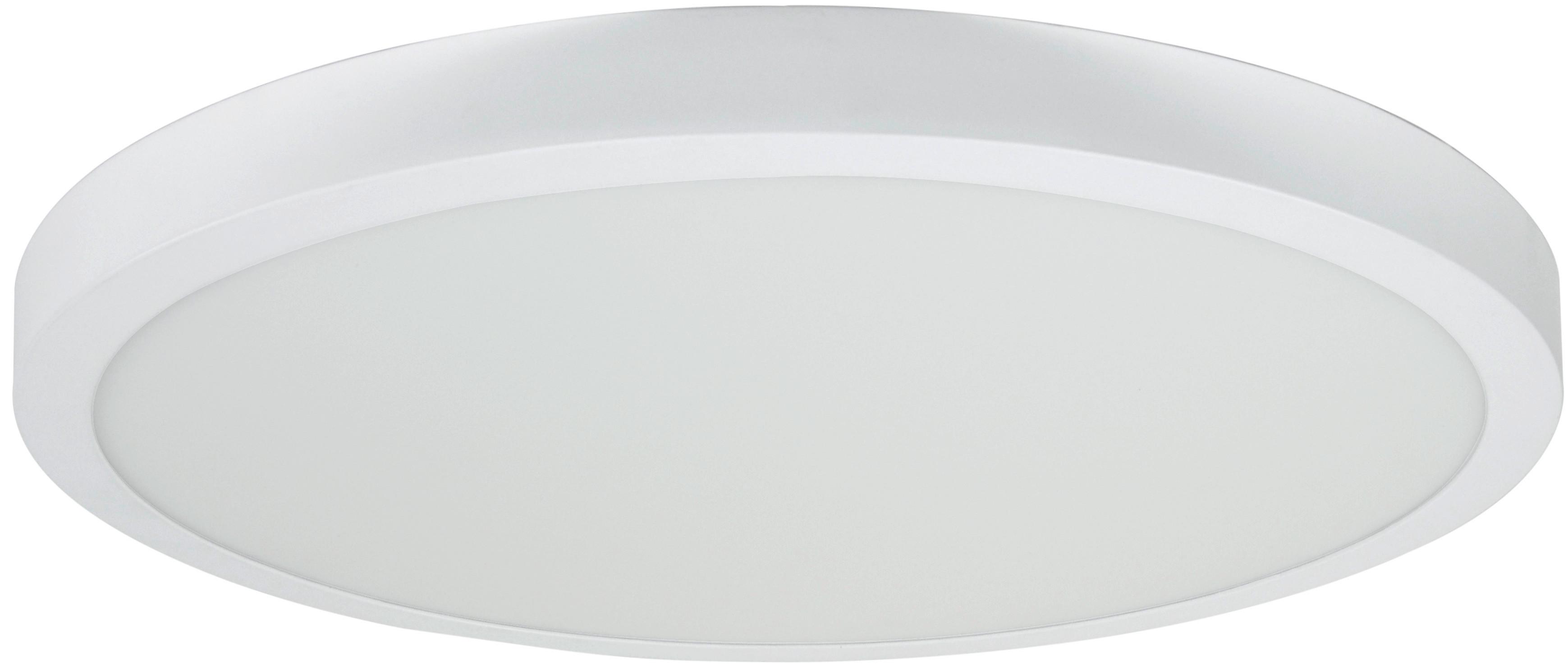 LED-Deckenleuchte Weiß max. 40 Watt - Weiß, Basics, Kunststoff/Metall (60,5/60,5/4cm)