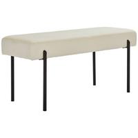 SIEDZISKO ANEMONE - czarny/biały, Modern, metal/tkanina (100/45/35cm) - PBJ