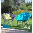 Campingsessel Lyon in Blau - Blau/Anthrazit, Kunststoff/Textil (80/75/40cm) - MÖMAX modern living