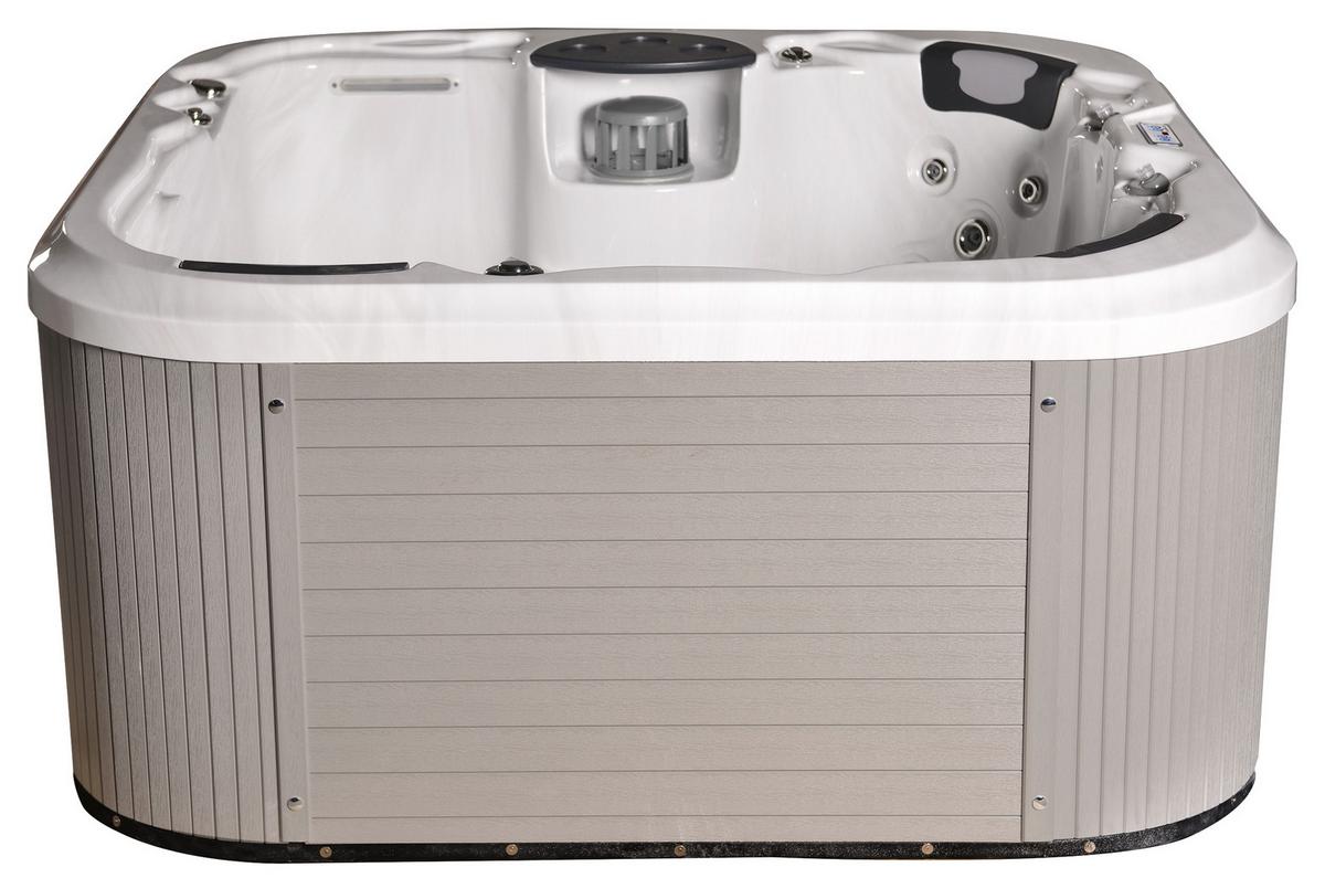 Whirlpool Florenz Grau/Weiß - Weiß/Grau, MODERN, Kunststoff (200/200/91cm)