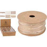 Ajándékcsomagoló Szalag Rosegold - rosé arany, textil (3,5/300cm)