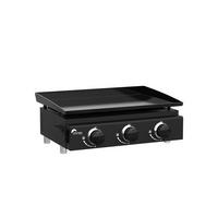 PLANCHA-GRILL OHM-PLA-3125 - Schwarz, Metall (59/47/23cm)