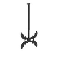 Nosilec Za Tv B-Dx - antracit, Moderno, kovina (42/52/4,5cm) - MID.YOU