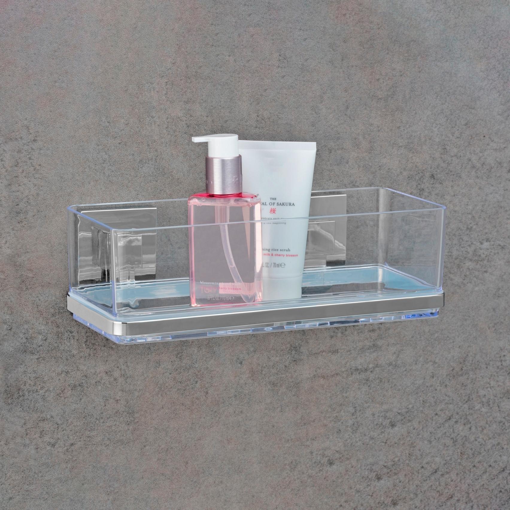 Etajeră Quadro - Modern, plastic/metal (25,5/8,5/14cm) - Wenko