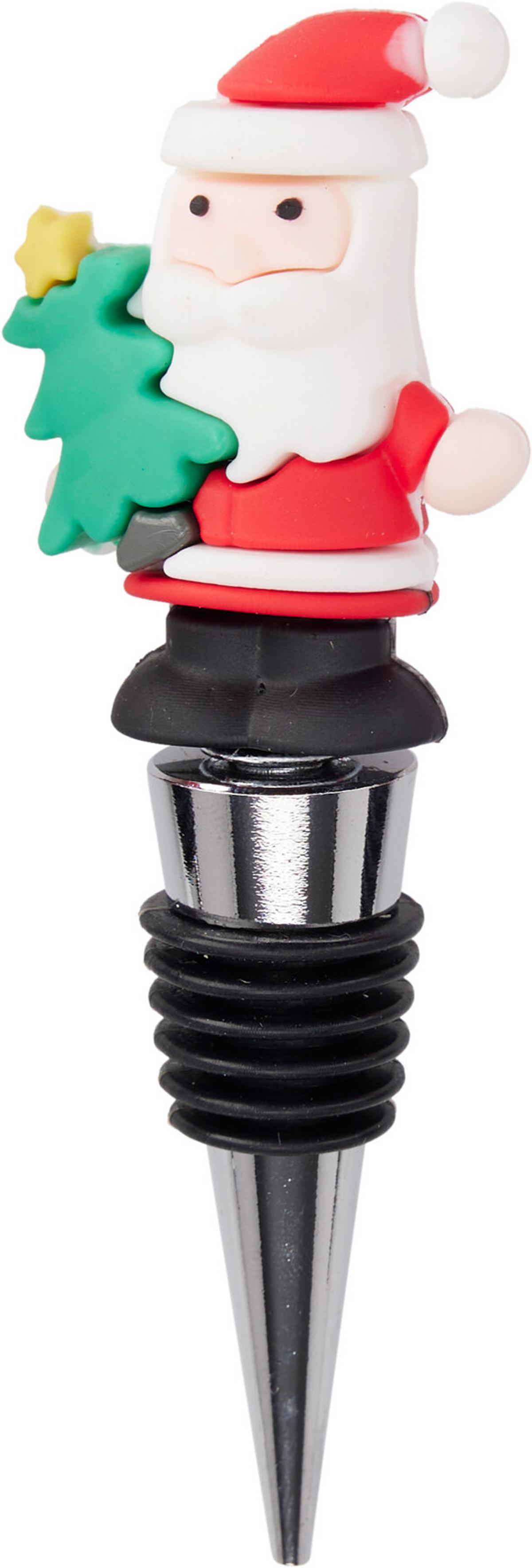 Čep Za Vino Tis The Season - višebojno, Basics, metal/plastika (12cm)