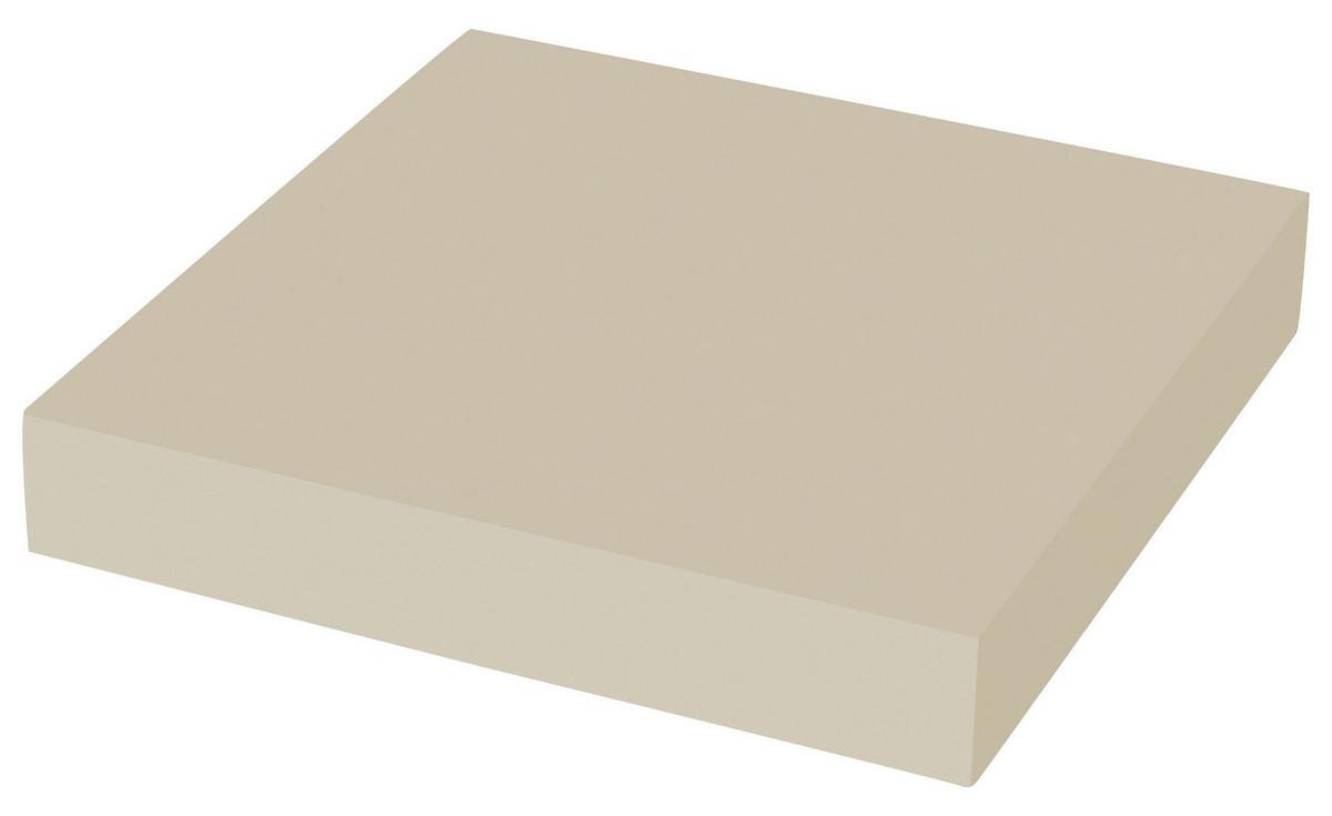 Wandboard Anja in Beige - Beige, MODERN, Holzwerkstoff (23,5/3,8/23,5cm) - Mömax