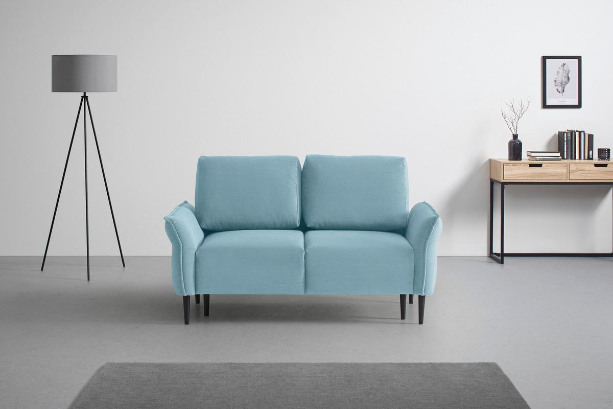 2-Sitzer-Sofa Custom Dunkelgrün - Dunkelgrün/Petrol, MODERN, Holz/Textil (150/85/92cm) - Mömax