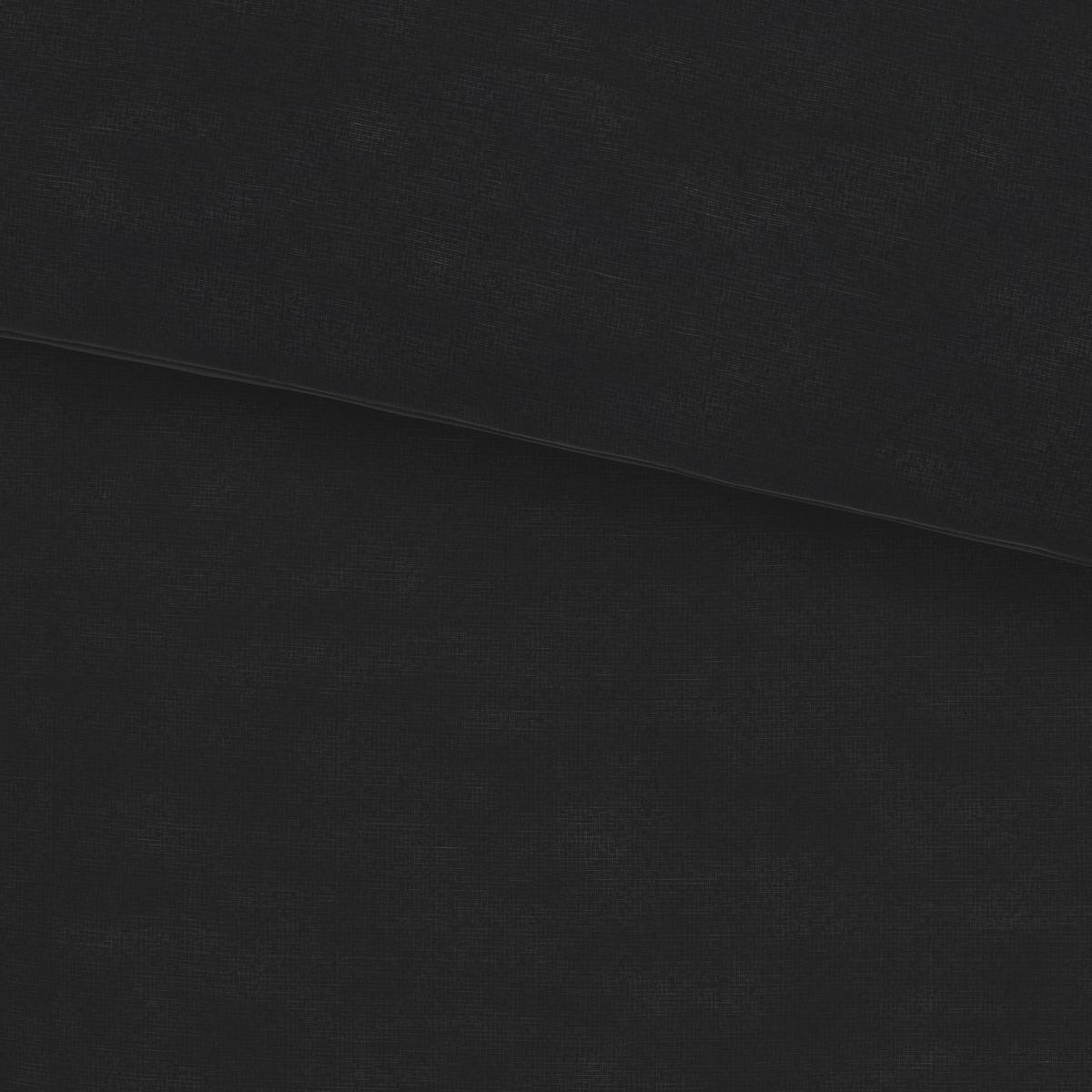 Bettwäsche Stone Washed Uni ca. 140x200cm - Anthrazit, ROMANTIK / LANDHAUS, Textil (140/200cm) - Modern Living