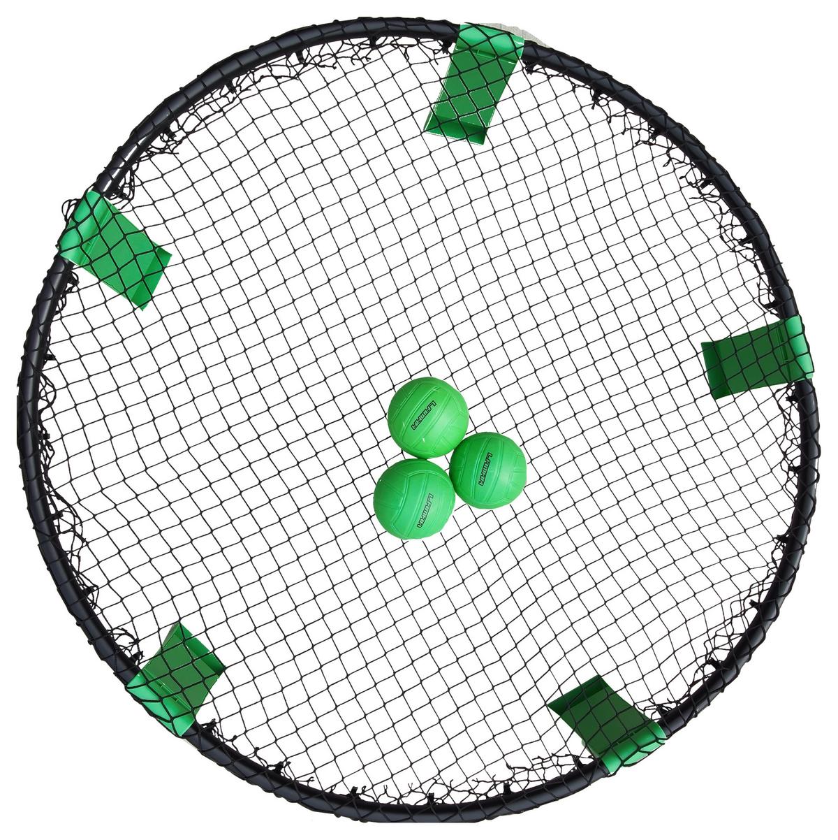 PIŁKA DO SIATKÓWKI PLAŻOWEJ LAMARBALL - jasnozielony/czarny, Konventionell, tworzywo sztuczne (92/20,5cm)