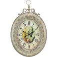 Uhr Elizabeth ca. 56,5/82 cm - Silberfarben, MODERN, Glas/Metall (56,5/6,5/82cm) - Premium Living Uhr Elizabeth ca. 56,5/82 cm - Silberfarben, MODERN, Glas/Metall (56,5/6,5/82cm) - Premium Living