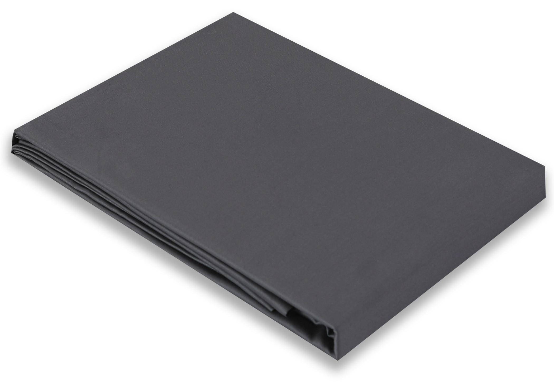 Satenska Plahta S Gumicom Sophie 180x200x30 Cm - siva, Basics, tekstil (180/200cm)