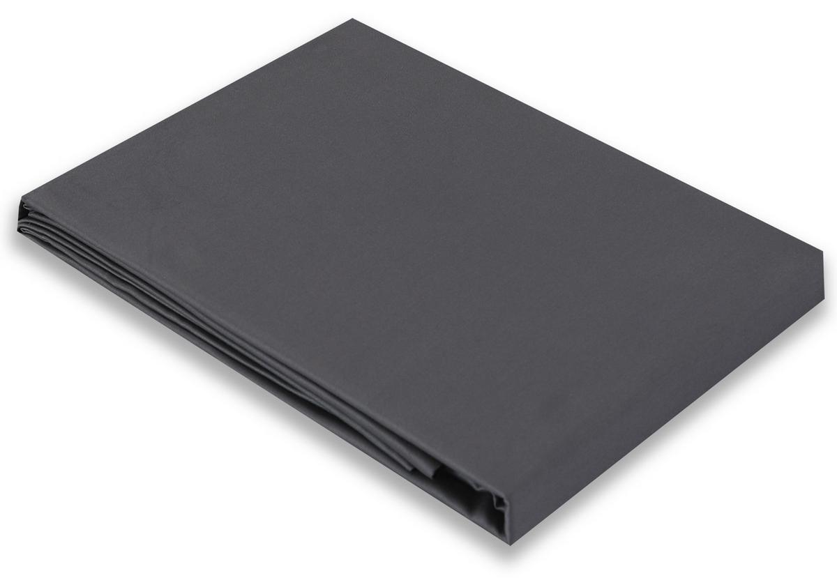 Satenska Plahta S Gumicom Sophie 160x200x30 Cm - siva, Basics, tekstil (160/200cm)