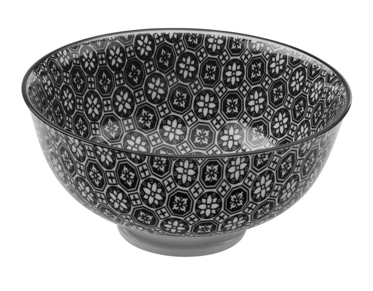 Szószos Tálka Shiva - fekete/fehér, Lifestyle, kerámia (11,5/5,8cm) - Modern Living