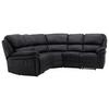 ECKSOFA SARANDA - Schwarz, Design, Textil (338/338cm) - Livetastic