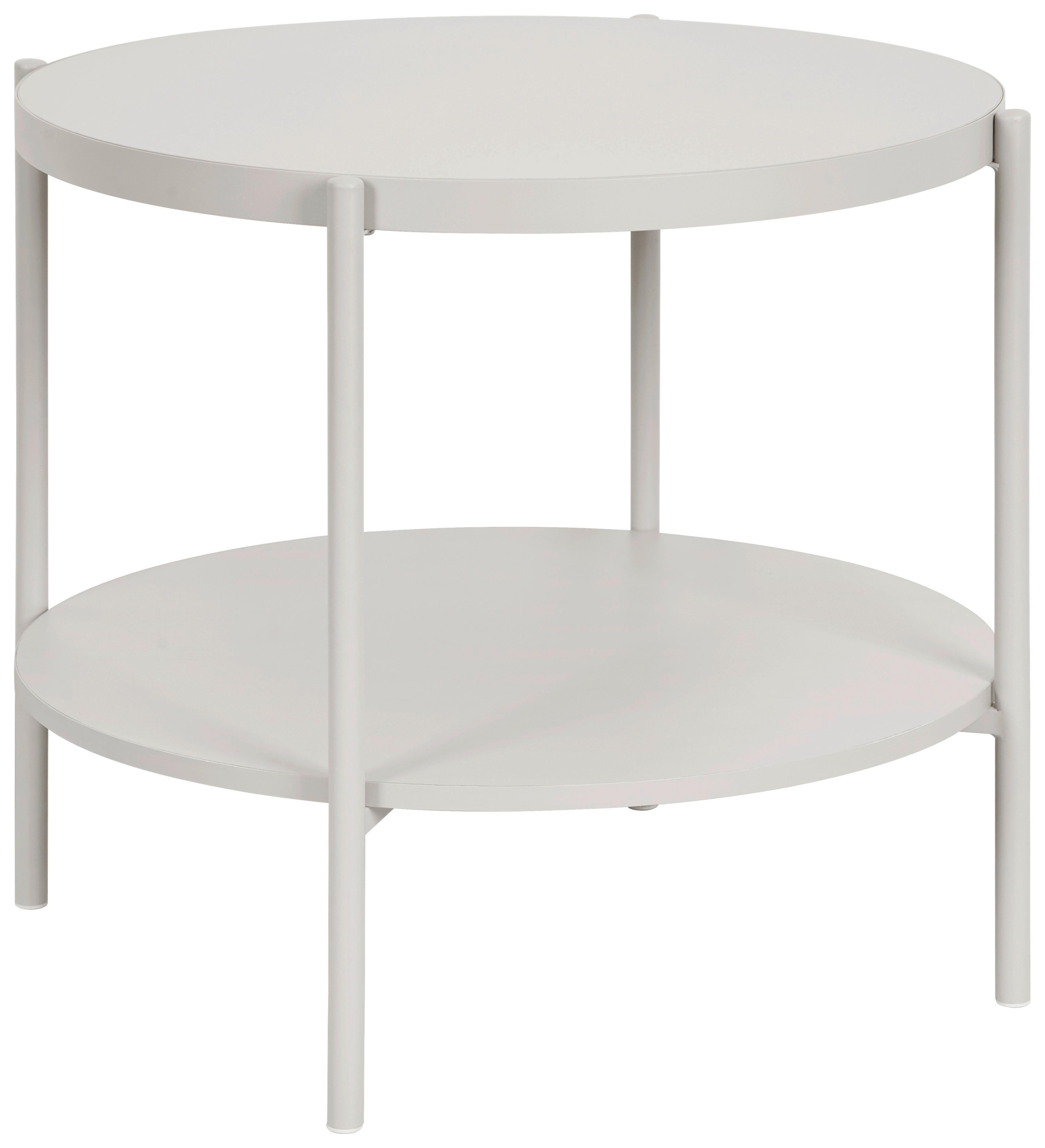 Masă auxiliară MILAN 2 - cașmir, Trend, metal/material pe bază de lemn (51/45/51cm) - Modern Living