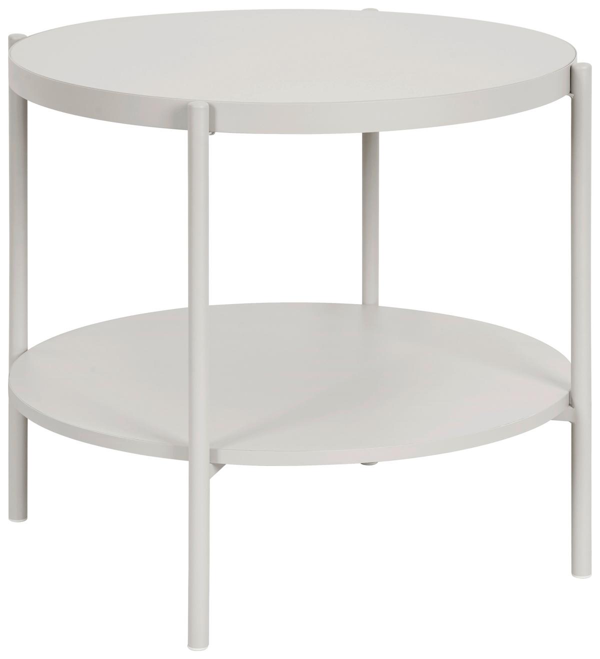 Masă auxiliară MILAN 2 - cașmir, Trend, metal/material pe bază de lemn (51/45/51cm) - Modern Living