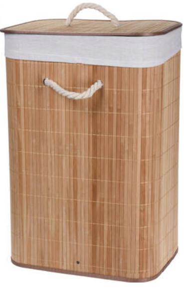 Wäschekorb Julika in Braun - Braun, Holz (40/30/60cm)