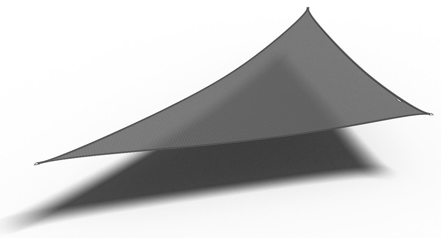 Sonnensegel Coolfit 90° Grau - Grau, MODERN, Kunststoff (500/1/570cm) - Gardenson