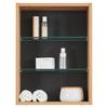 VÄGGSKÅP FLORENZ -EXKLUSIV- - Modern, trämaterial/glas (40/54/20cm) - Mömax
