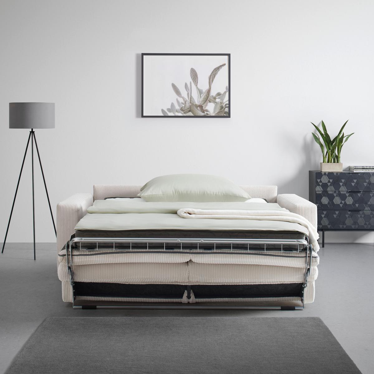 Zofa S Posteljno Funkcijo Agneta, Bež - črna/bež, Moderno, tekstil/les (200/83/97cm) - Premium Living