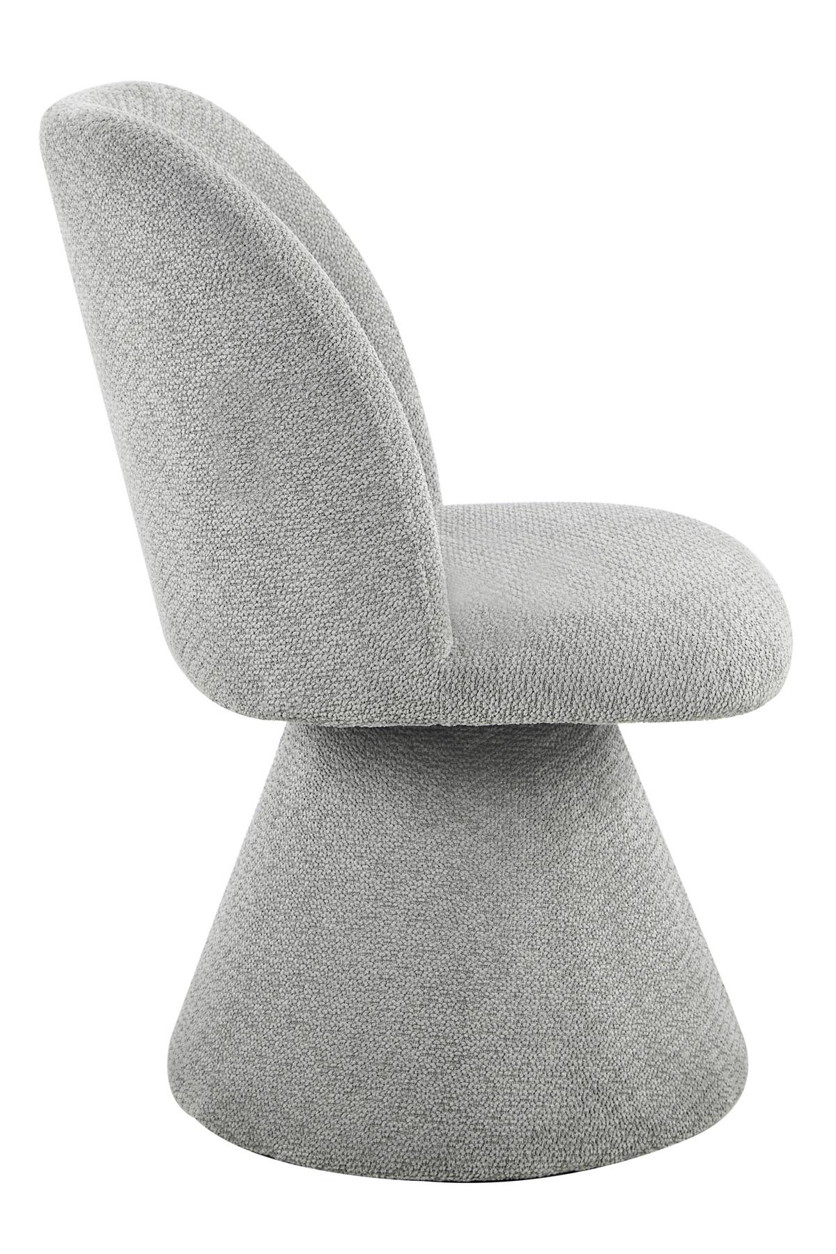 STUHL-SET BARI II S 2ER-SET - Grau, MODERN, Textil/Metall (54/84/61cm) - MID.YOU