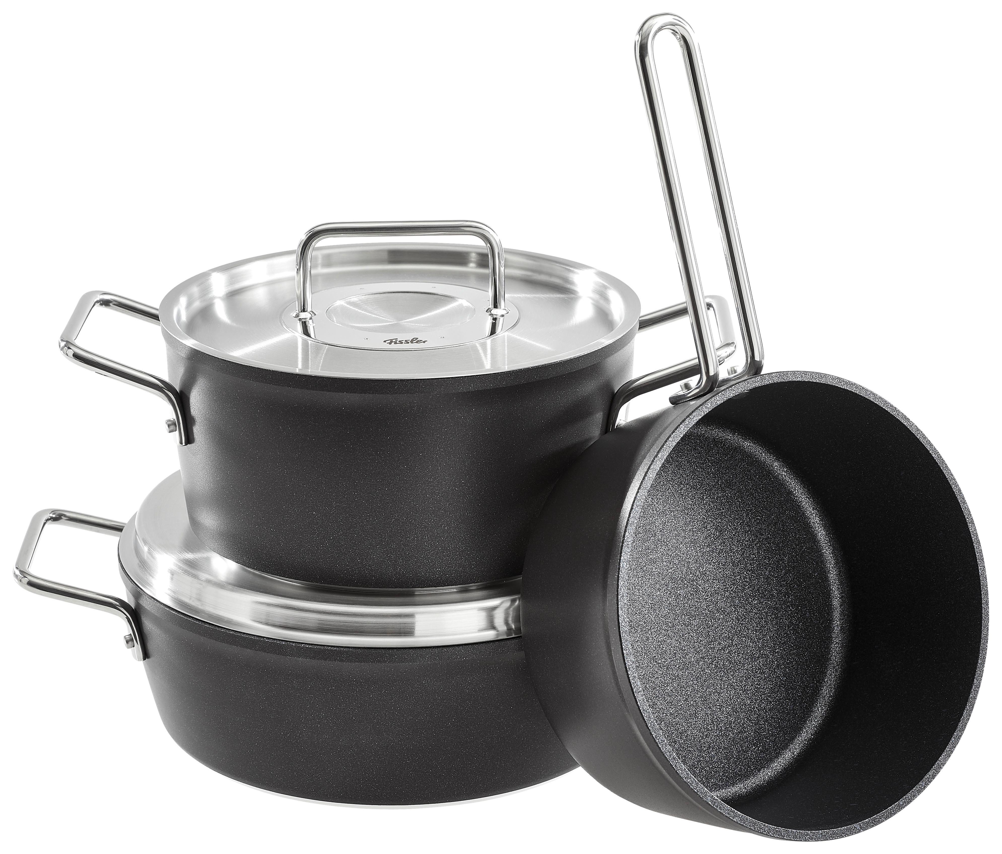 ZESTAW GARNKÓW 156-114-03-000/0 - czarny, Basics, metal - Fissler