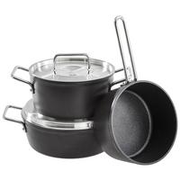 ZESTAW GARNKÓW 156-114-03-000/0 - czarny, Basics, metal - Fissler