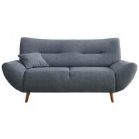 2-Sitzer-Sofa Drago Hellblau Chenille - Wildeiche/Hellblau, MODERN, Holz/Textil (173/81/90cm) - MID.YOU