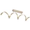 LED-TAKLAMPA CHAMO - champagne, Modern, metall/plast (90/18/27cm) - Mömax