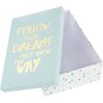 Geschenkbox Dreams in Blau aus Karton - Blau, Karton (33/11/24cm) - MÖMAX modern living