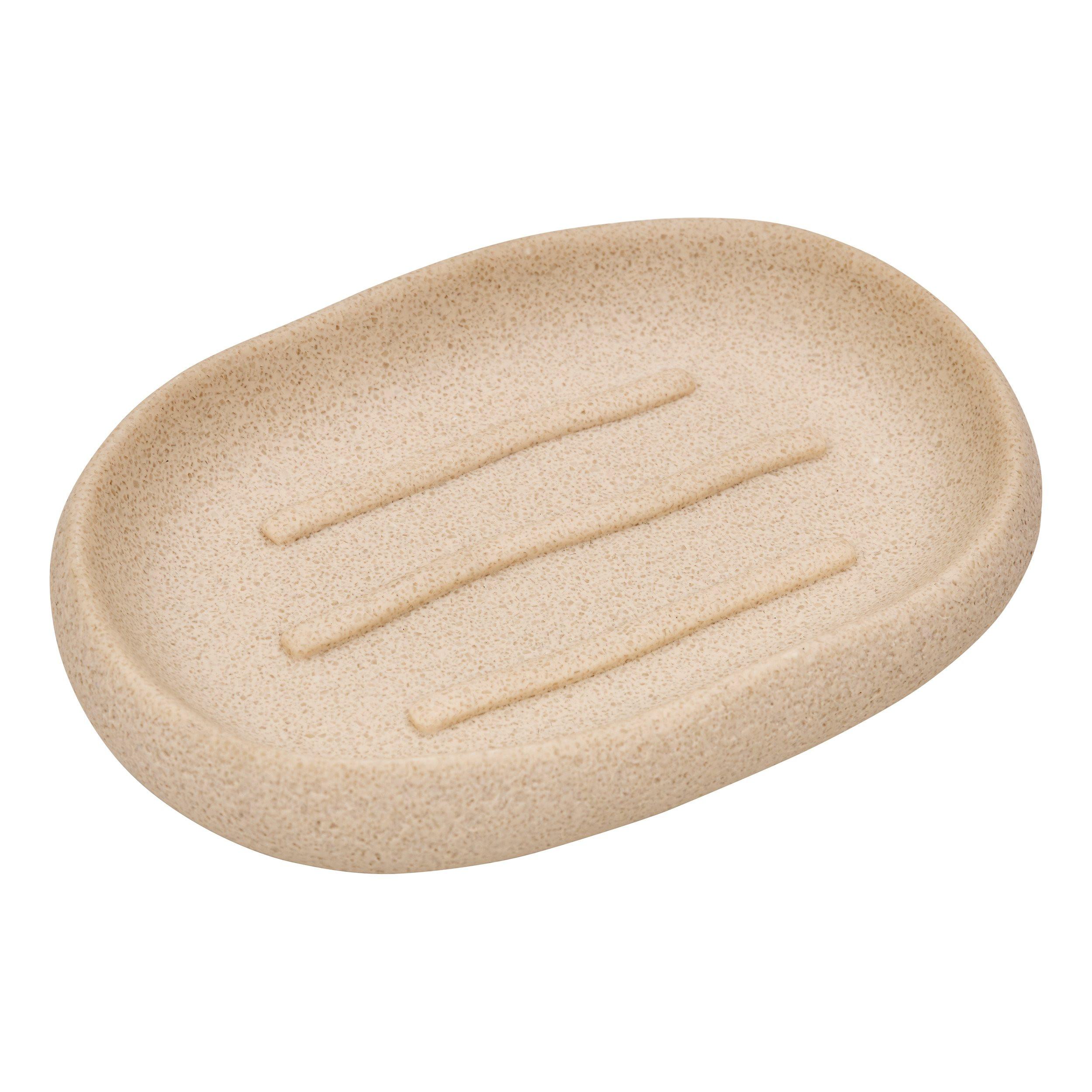Posuda Za Sapun Oleya - bež, Basics, plastika (13,1/9,2/2,3cm)