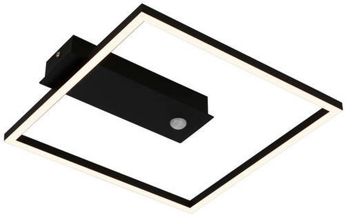 LAMPA SUFITOWA LED 3770015 MIT SENSOR - czarny, Design, tworzywo sztuczne/metal (32/30/5cm)