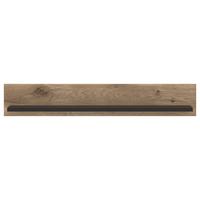 Poliță De Perete Grano - gri închis/culoare lemn stejar, Trend, material pe bază de lemn (117,6/19,6/21,9cm) - Modern Living