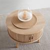SOFFBORD SKANDY - naturfärgad, Modern, trämaterial/trä (60/40cm) - Premium Living