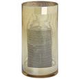 Windlicht Juliette aus Glas - Goldfarben, Glas (10/20cm) - Mömax modern living Windlicht Juliette aus Glas - Goldfarben, Glas (10/20cm) - Mömax modern living