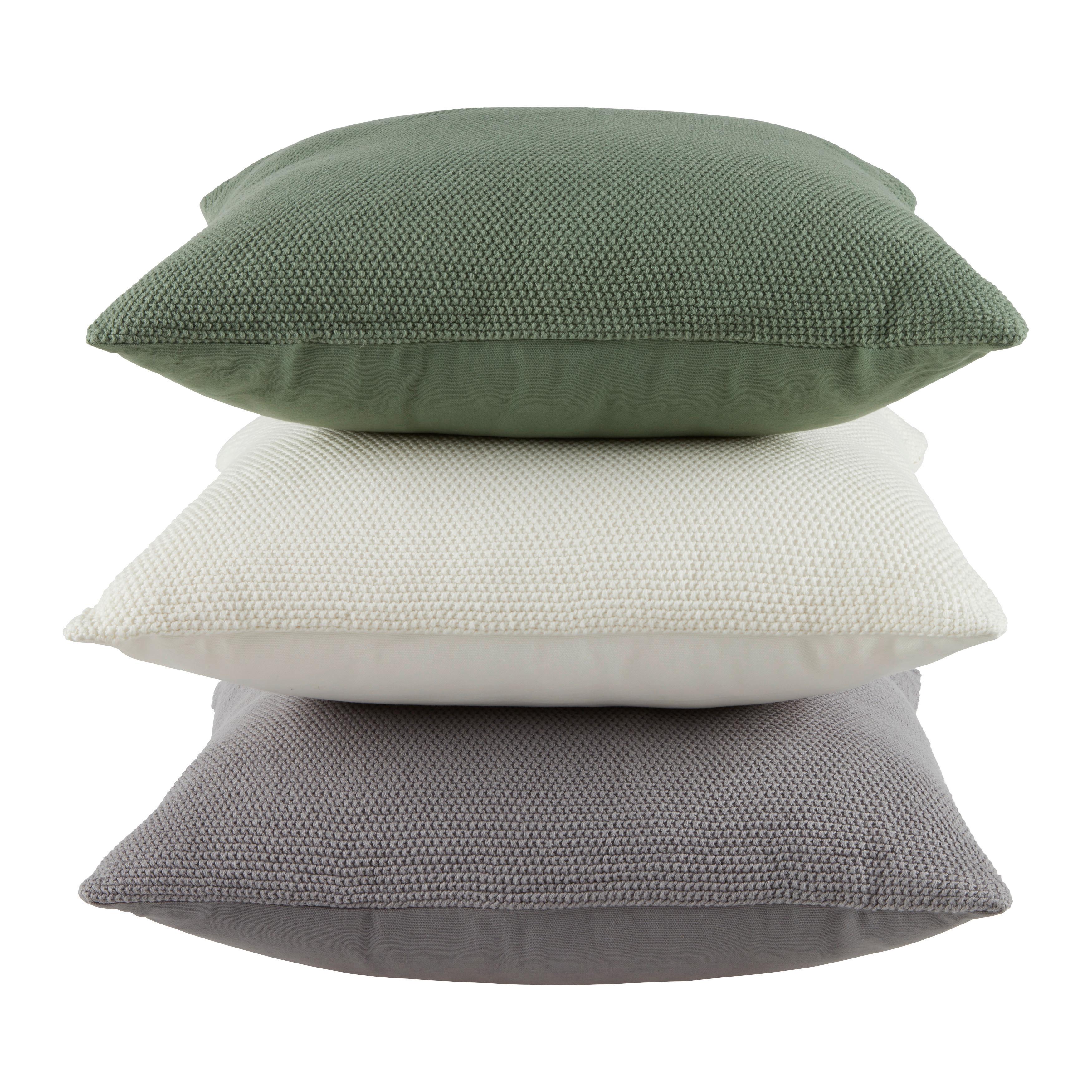 Zierkissen Lara Naturfarben ca. 45x45cm - Naturfarben, KONVENTIONELL, Textil (45/45cm) - Mömax