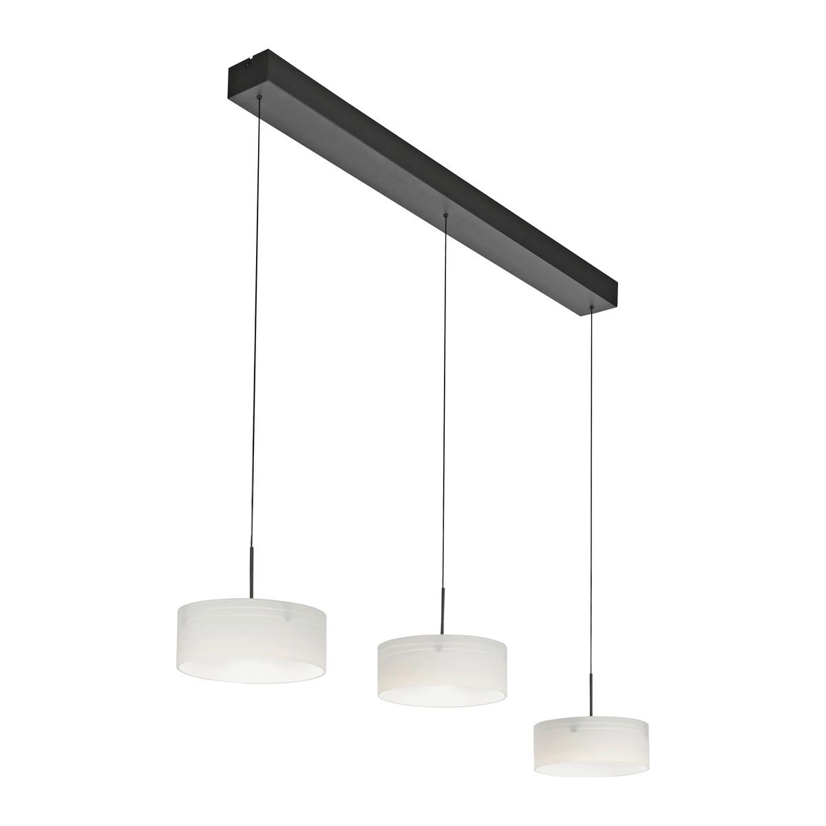 LAMPA WISZĄCA LED 2779-18 MARIKA - czarny, Design, tworzywo sztuczne/metal (105/20/180cm) - Paul Neuhaus
