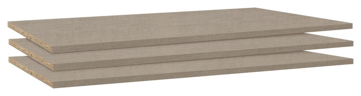 Einlegebodenset Zubehör 3er Set - Holzwerkstoff (88/1,6/48cm) - Mömax