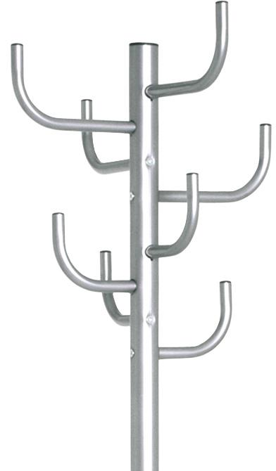 Vješalica Samostojeća Cactus - boje aluminija, Modern, metal (47/180/47cm) - Based