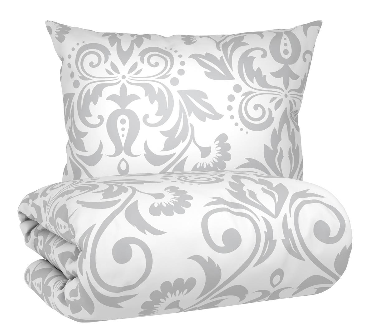 Lenjerie de pat Aktion cca. 140x200/50x70 cm - gri deschis, textil (140/200cm) - Mömax