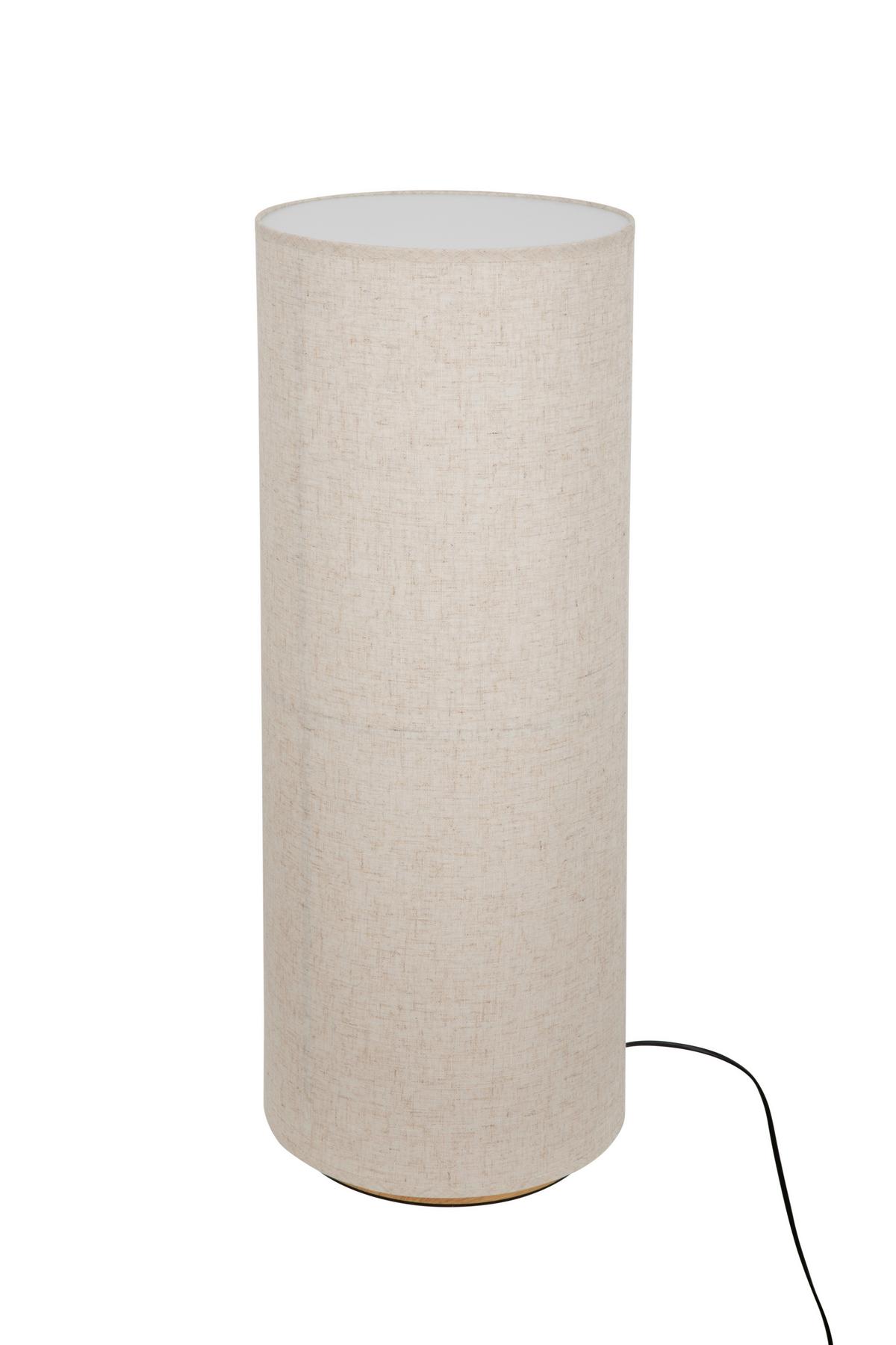 LAMPA STOJĄCA KUSUMA - beżowy, Design, tworzywo sztuczne/metal (30/83cm) - Collet's Monde