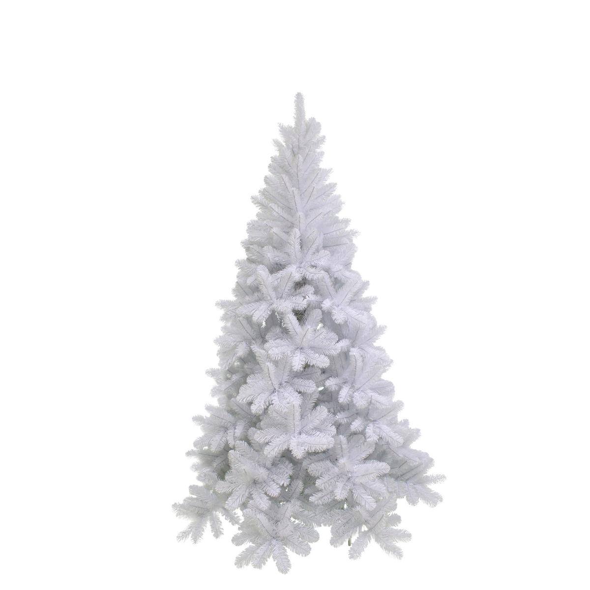 Weihnachtsbaum Tuscan Weiß - Weiß, MODERN, Kunststoff (109/185cm) - Mömax