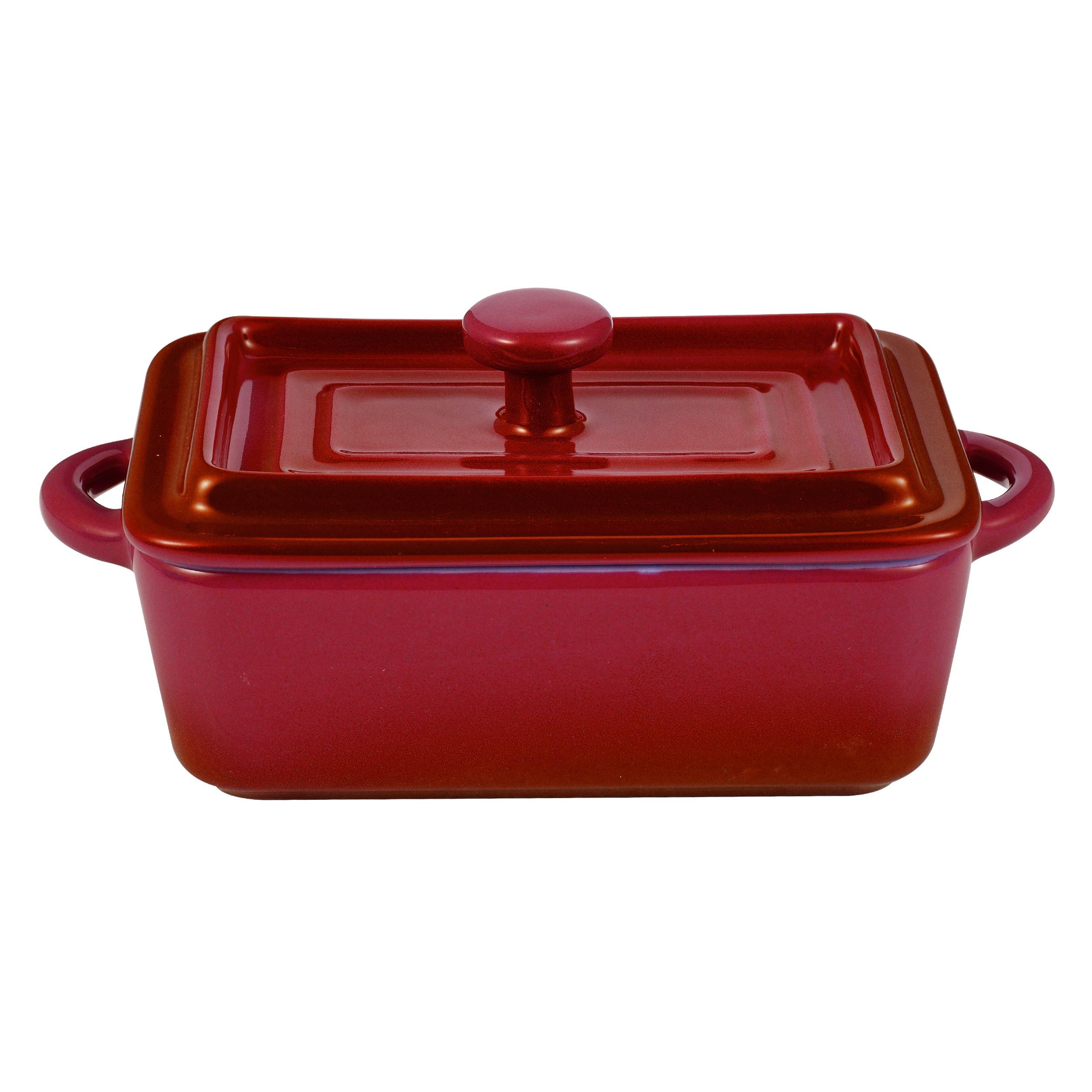 Set vase pentru cuptor ELISA - roșu, Konventionell, ceramică (16.6/9.5/7cm) - Mömax