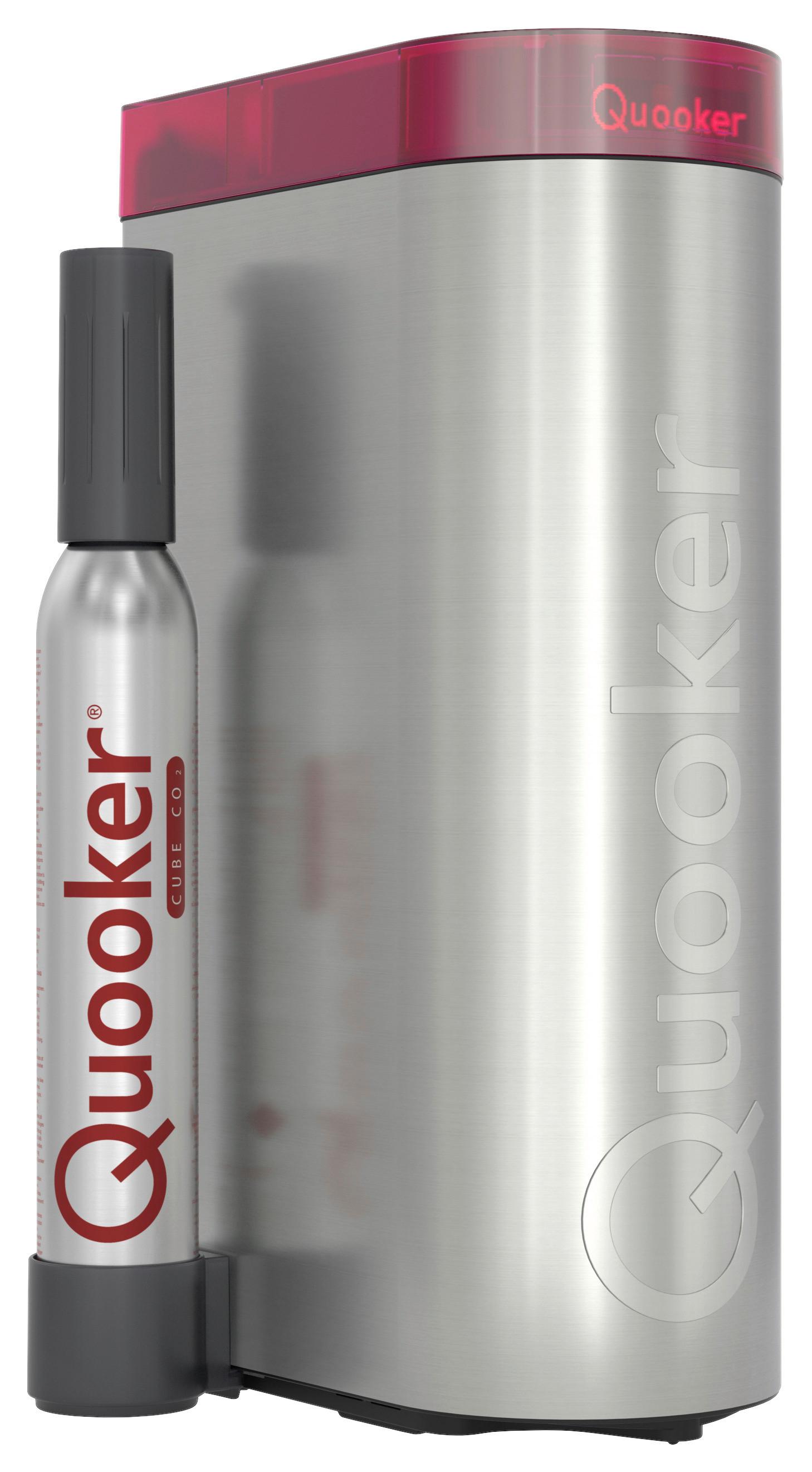 Wassersprudler Cube - Grau, MODERN, Metall (15,3/50/27cm) - Quooker