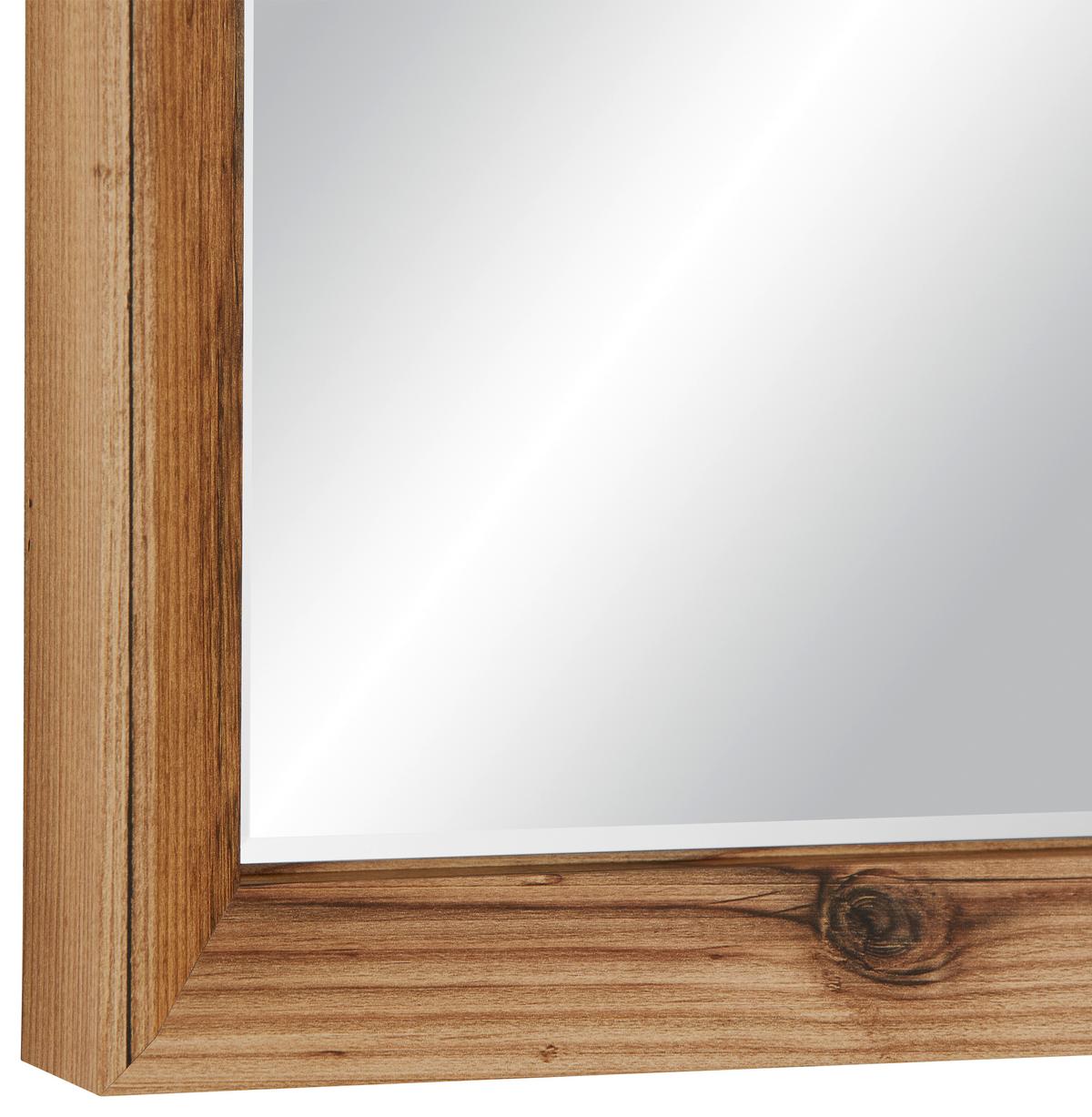 Wandspiegel in Kieferfarben - Kieferfarben, KONVENTIONELL, Glas/Holzwerkstoff (52/67cm) - Mömax