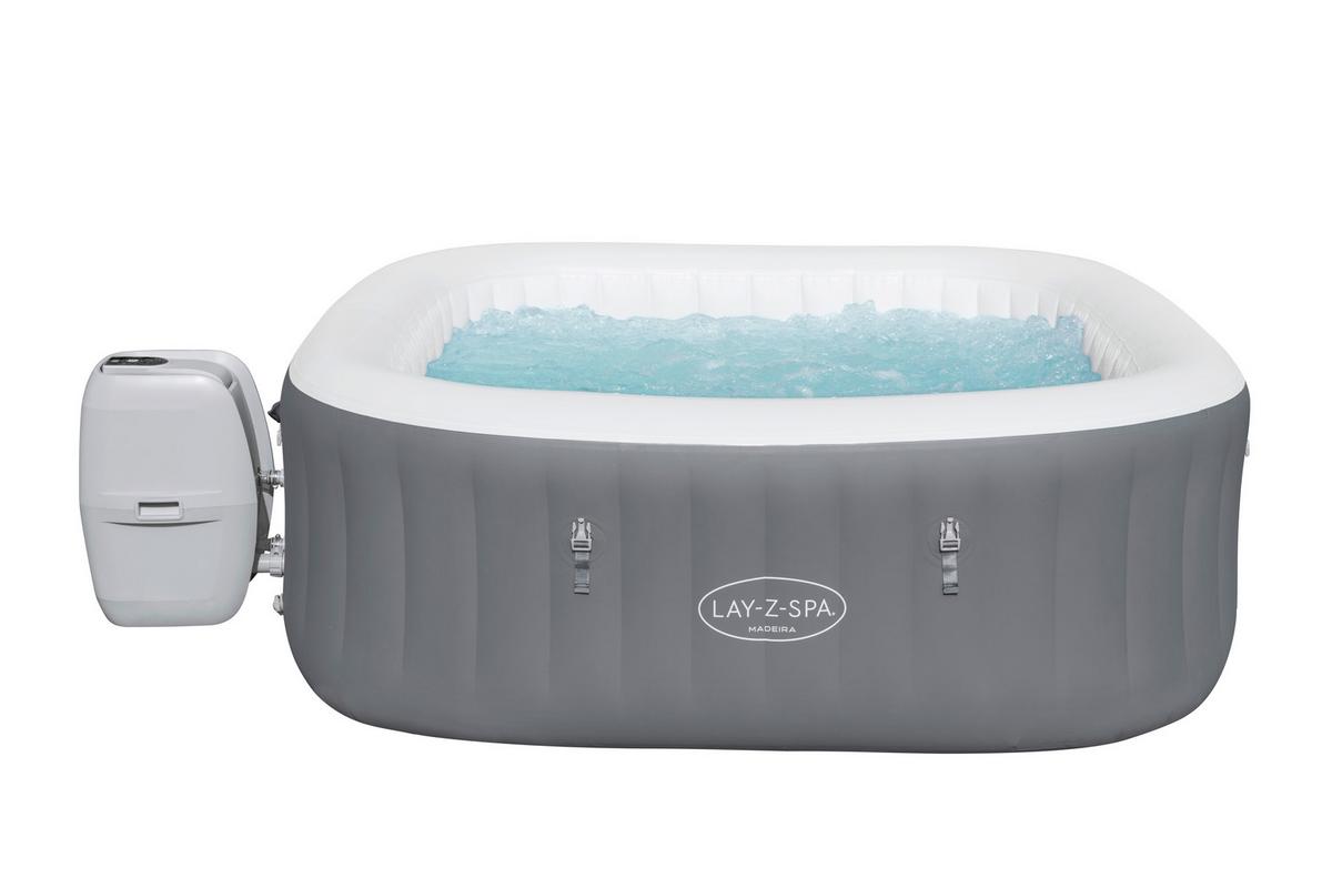 JACUZZI YUI - szary, Modern, tworzywo sztuczne/metal (180/66cm) - Bestway