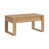 Klubska Miza Malmö, Barva Hrasta - hrast artisan, Design, leseni material (110/53/60cm) - Livetastic