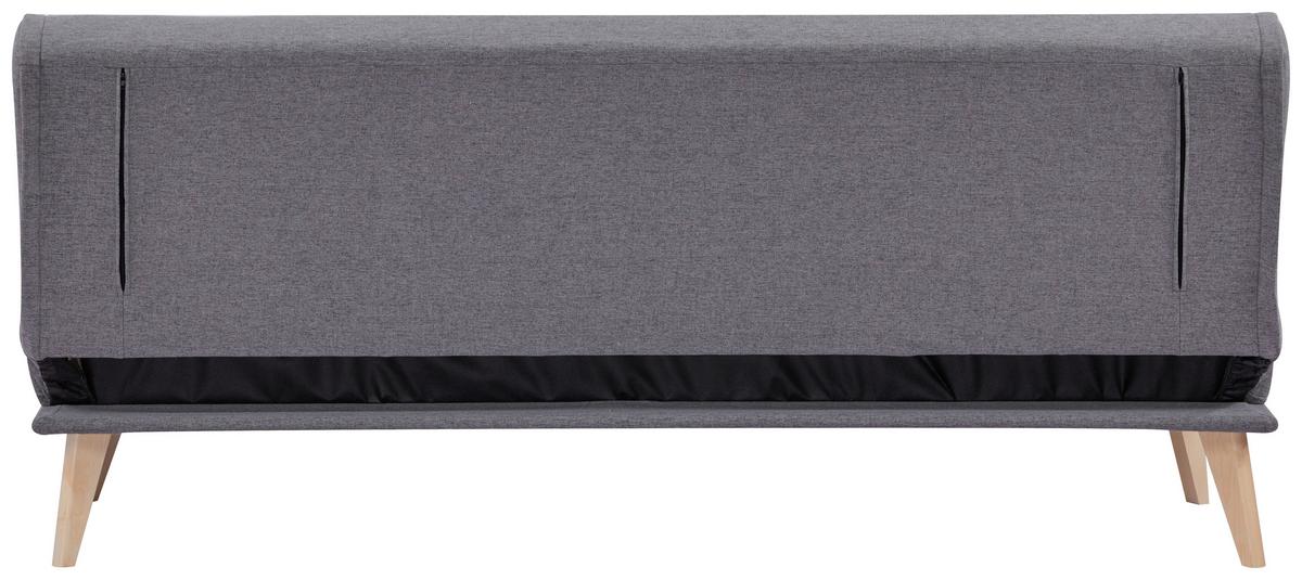 SOFA Z FUNKCJĄ SPANIA ARIEEN - kolor naturalny/szary, Design, tkanina/drewno (180/82/83cm) - MID.YOU
