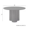 TABLE À MANGER KIANO - noir, MODERN, matériau en bois/céramique (130/75cm) - Bessagi Home