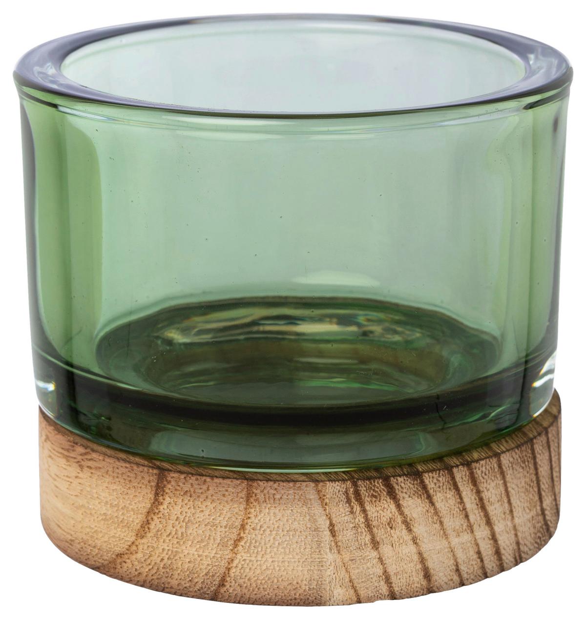 Mécsestartó Maja I - barna/szürke, Basics, Üveg (8,5/13cm) - Modern Living